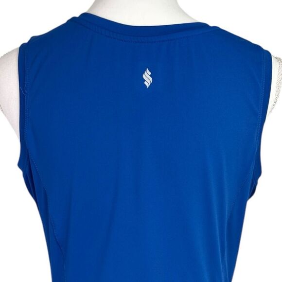 Bright Blue Tennis Romper Dress Sleeveless Size M - Picture 6 of 10